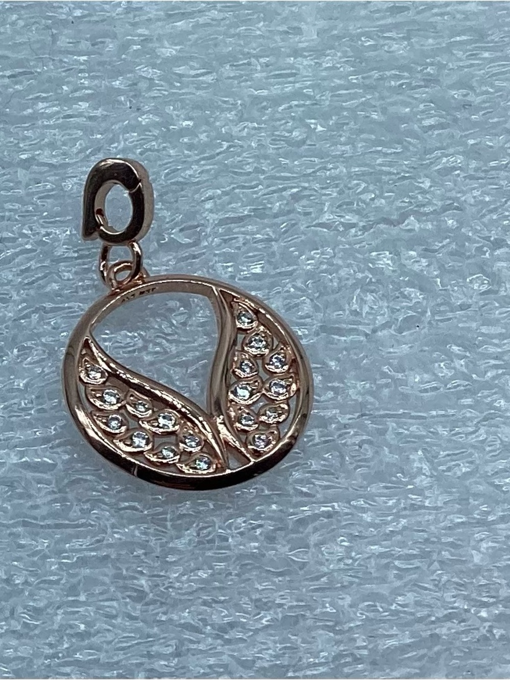 Pandora ME, “Rose Gold Burning Wings Medallion Charm #789672C01 Me12-7
